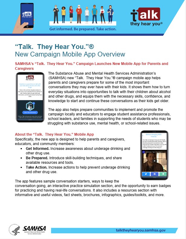 Talk. They Hear You App Poster Page 1